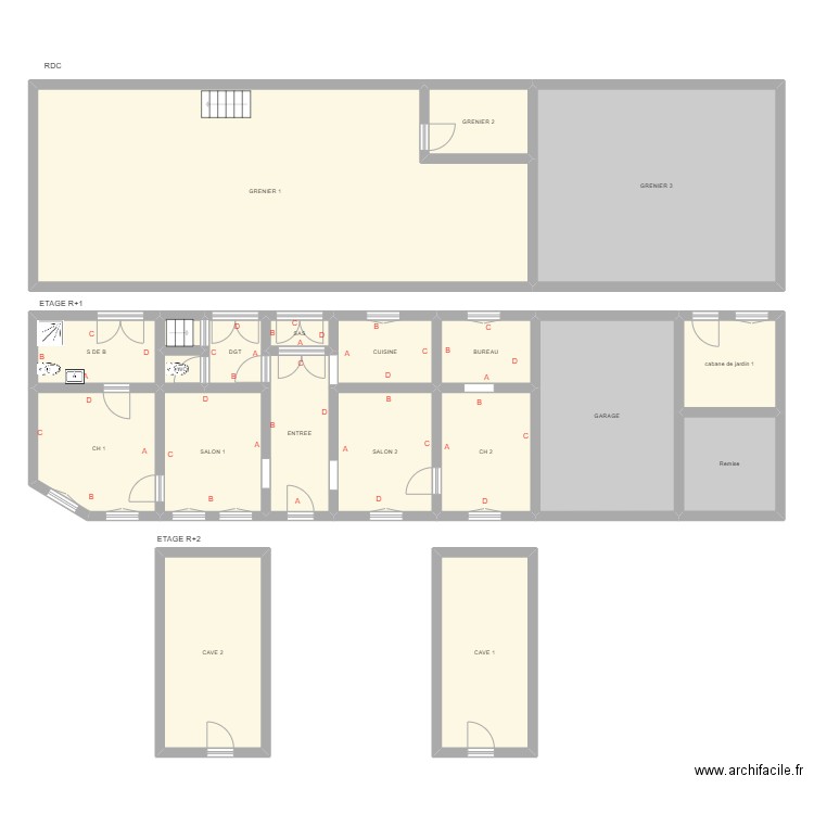 LABORDE22. Plan de 20 pièces et 271 m2