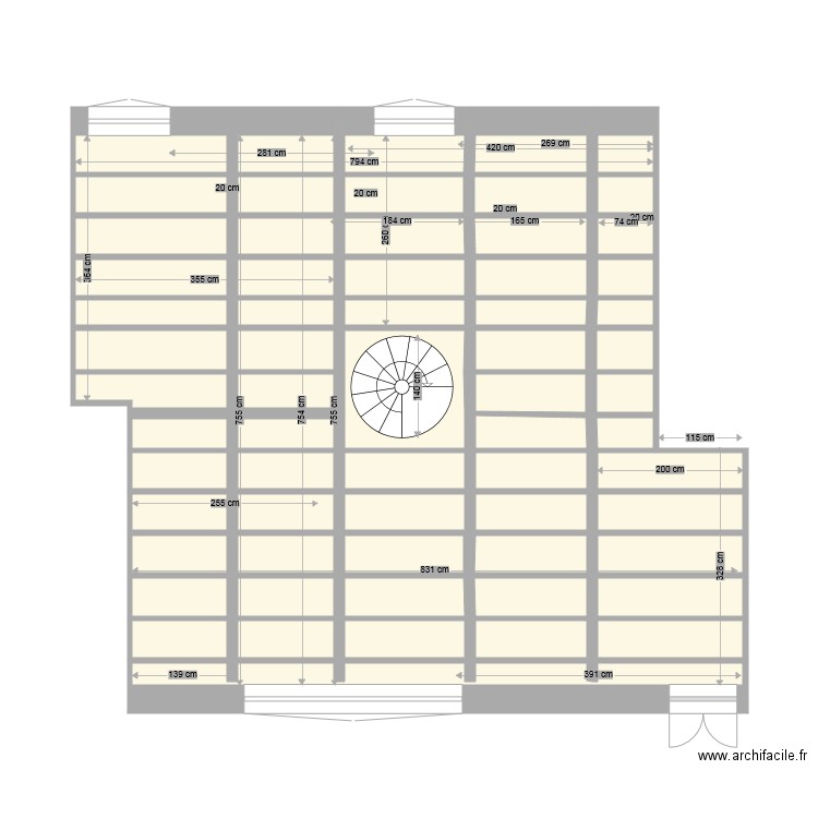 CIMIEZ planché. Plan de 0 pièce et 0 m2