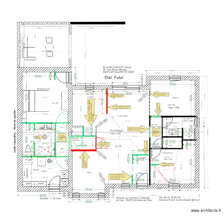 Vue en plan  Pièce de détente. Plan de 0 pièce et 0 m2