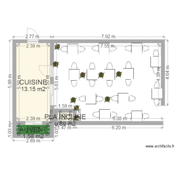 STRUCTURE 2 SS PERGOLA  POUR VOIR LA DISPOS. Plan de 0 pièce et 0 m2