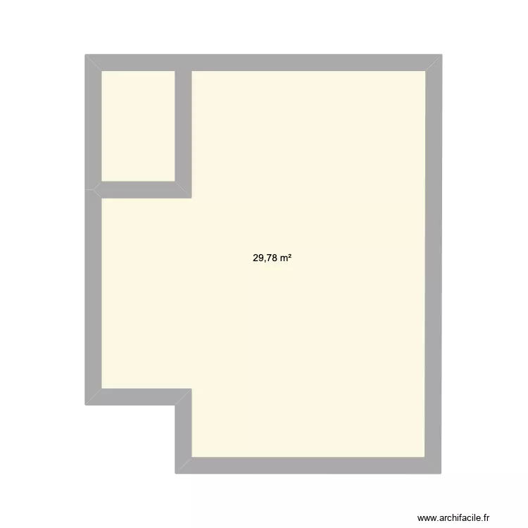 Isolation garage. Plan de 