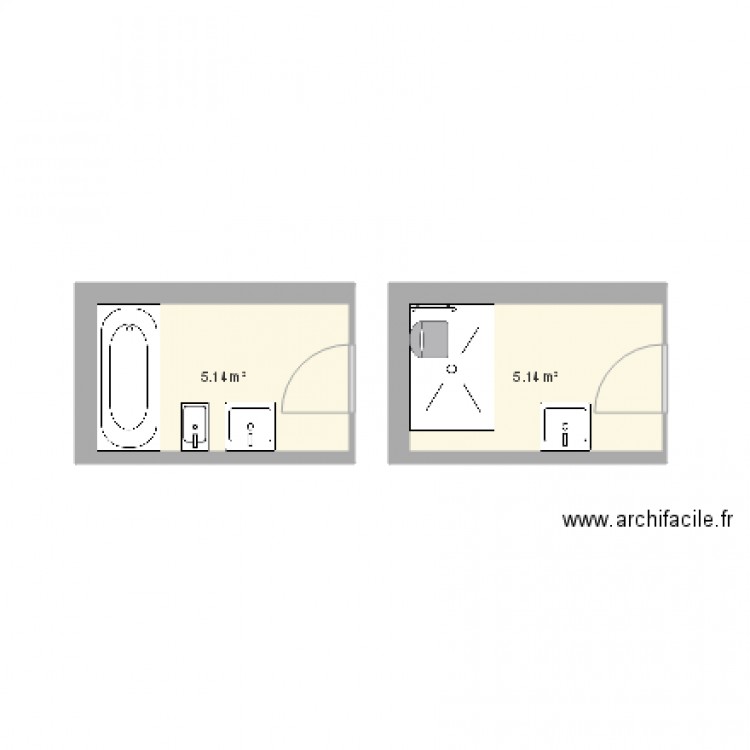 JUBAN SDB . Plan de 0 pièce et 0 m2