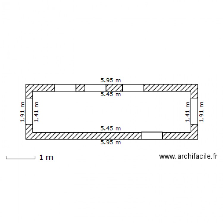 couloir. Plan de 0 pièce et 0 m2