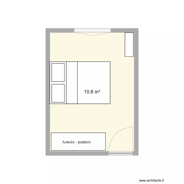 chambre ib. Plan de chambre ib. Plan de
