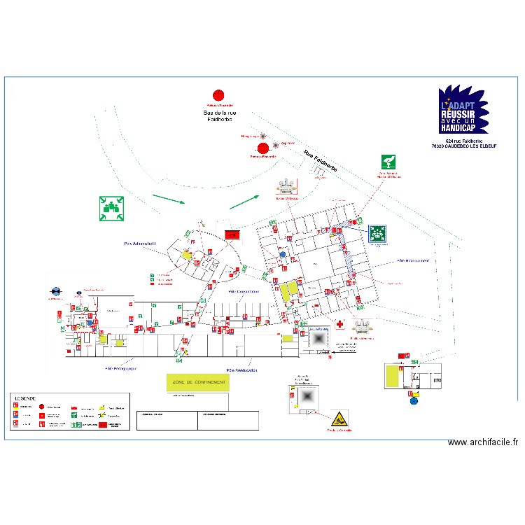 2023 Plan VIGIPIRATE (locaux de confinement). Plan de 0 pièce et 0 m2