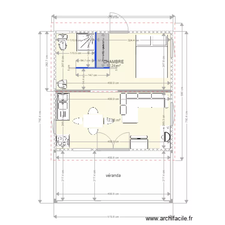 VILLA BLOBLO MODIF. Plan de 