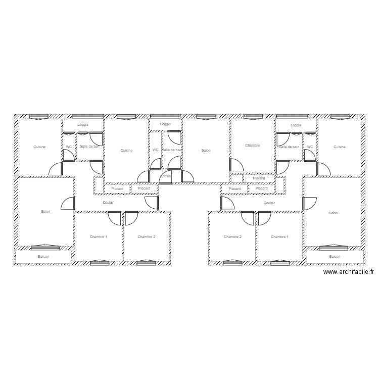 Résidence Arroux. Plan de 0 pièce et 0 m2