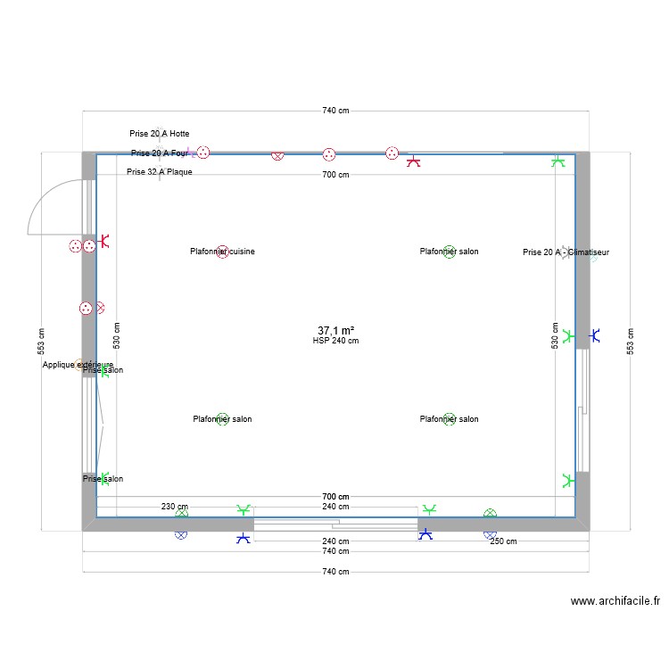 Chambre2. Plan de 0 pièce et 0 m2