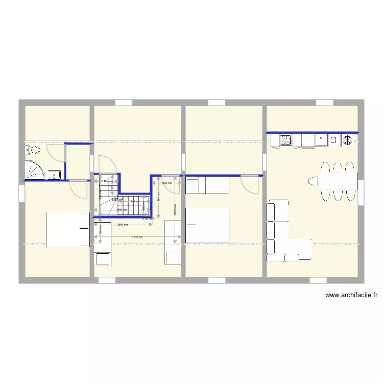 Combles Option 2 . Plan de Combles Option 2 . Plan de