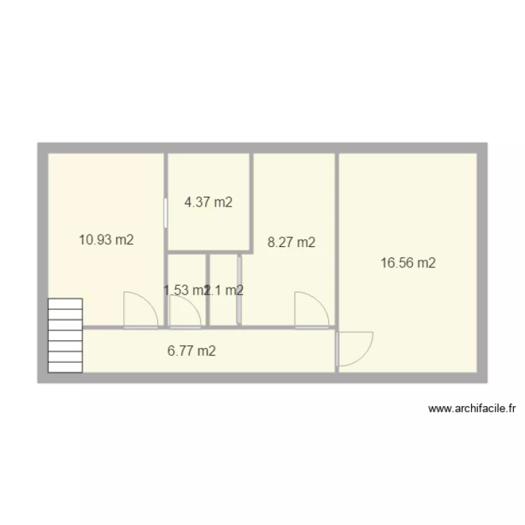 Plan de la grange n 1 . Plan de 