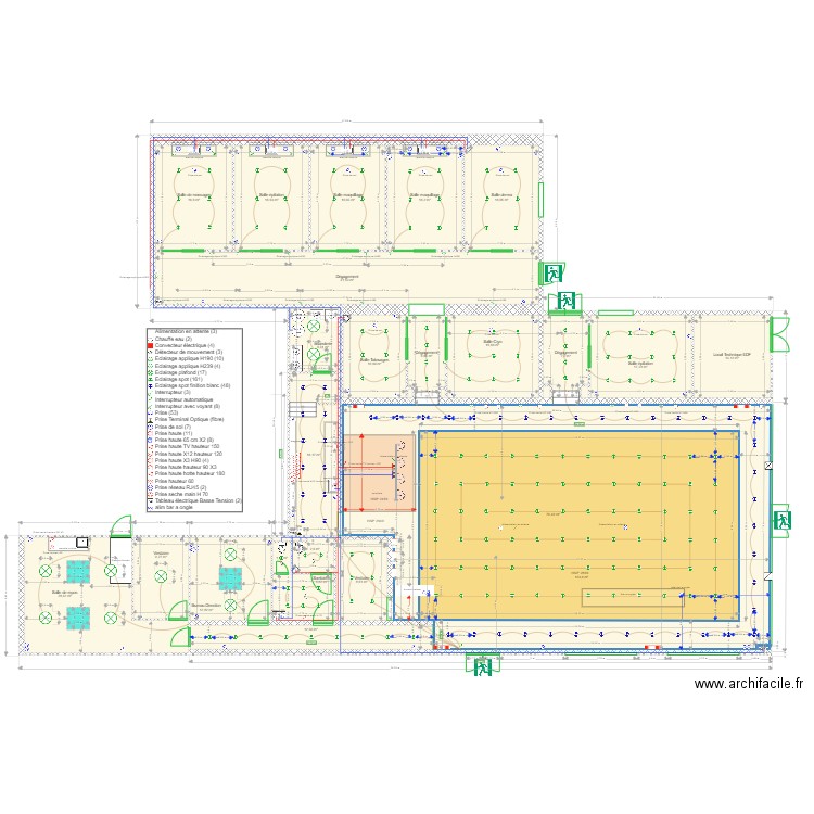 LOT ELECTRICITE Gentleman Only. Plan de 0 pièce et 0 m2