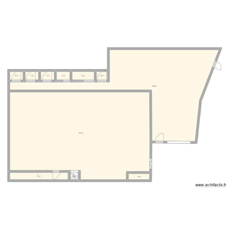inter. Plan de 0 pièce et 0 m2