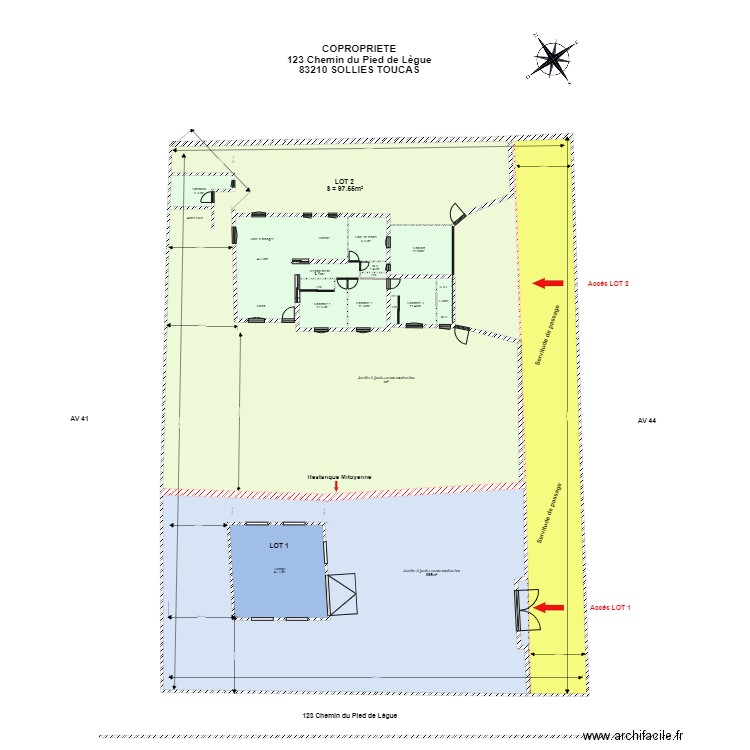GIORDENS MODIF. Plan de 0 pièce et 0 m2
