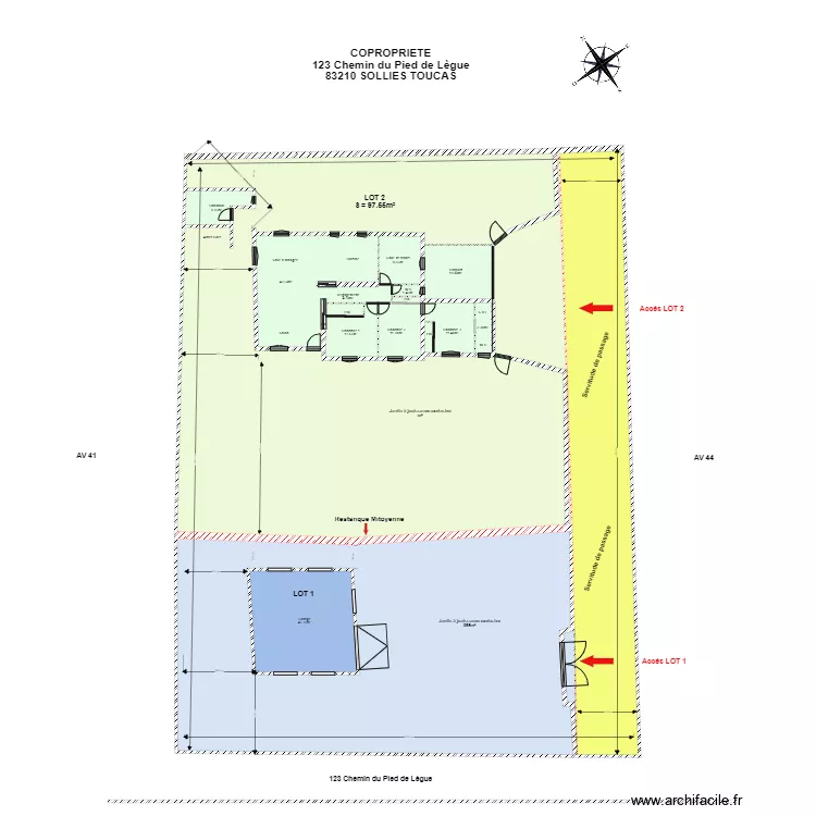 GIORDENS MODIF. Plan de GIORDENS MODIF. Plan de
