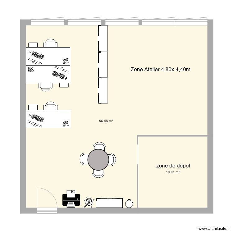 bureau carouge. Plan de 0 pièce et 0 m2