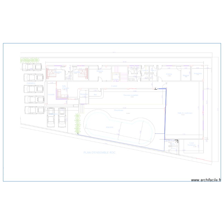 Eau froide Extérieur HOTEL KRIBI. Plan de 0 pièce et 0 m2
