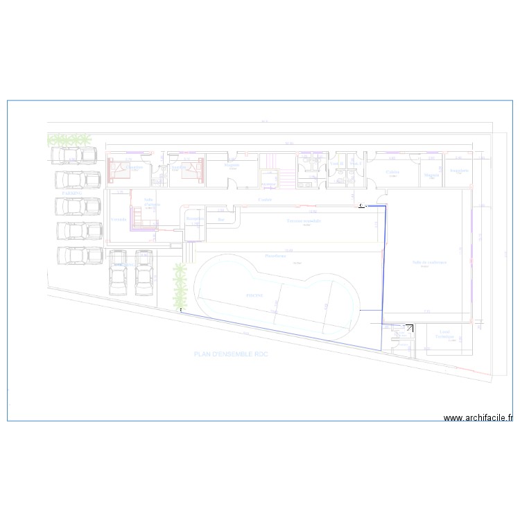 Eau froide Extérieur HOTEL KRIBI. Plan de 0 pièce et 0 m2