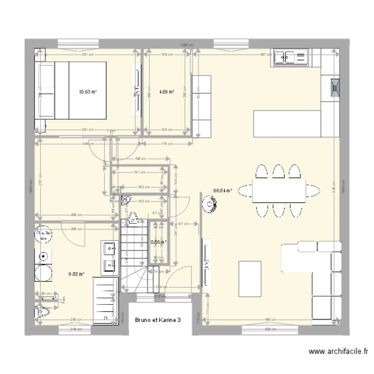 bruno et karine 3. Plan de 0 pièce et 0 m2