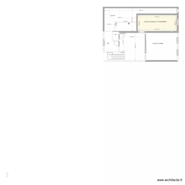 plan existant luttange B. Plan de 