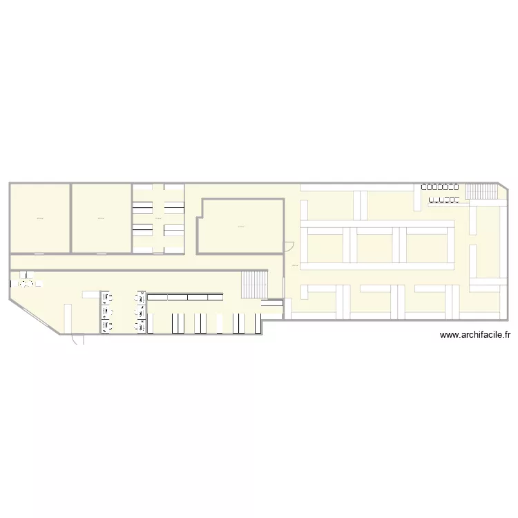 Plan Chauss&eacute;e de charleroi 112. Plan de 