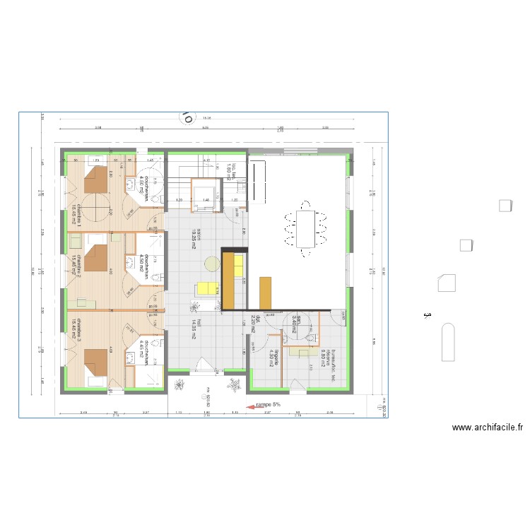 maiuson marguerite. Plan de 0 pièce et 0 m2