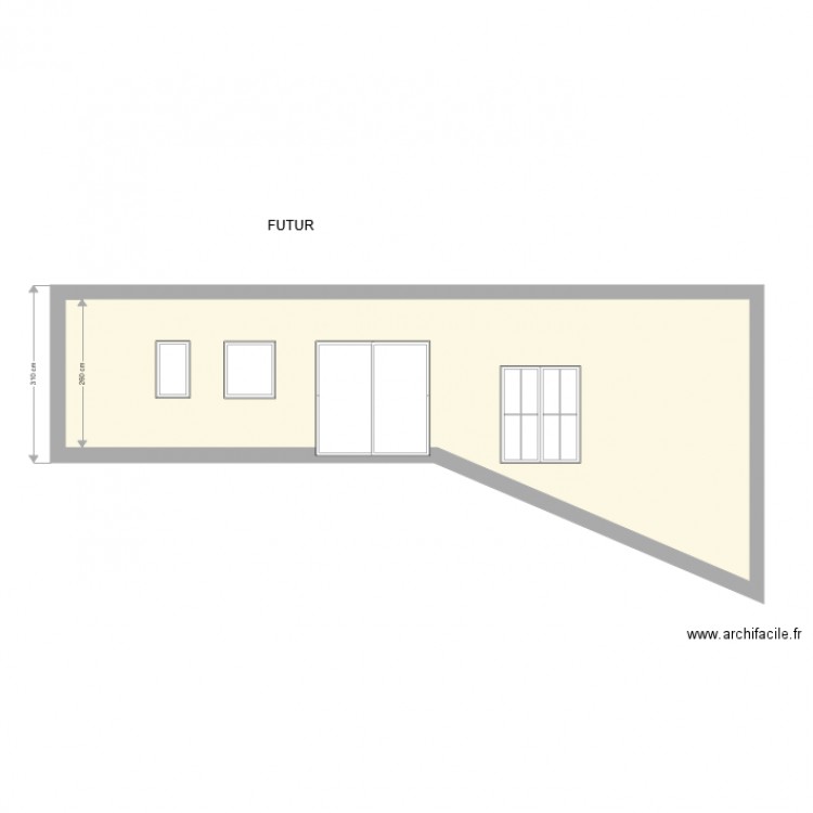 Façade 2. Plan de 0 pièce et 0 m2