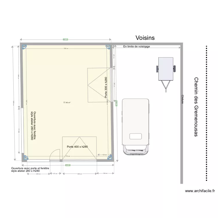 Atelier. Plan de Atelier. Plan de