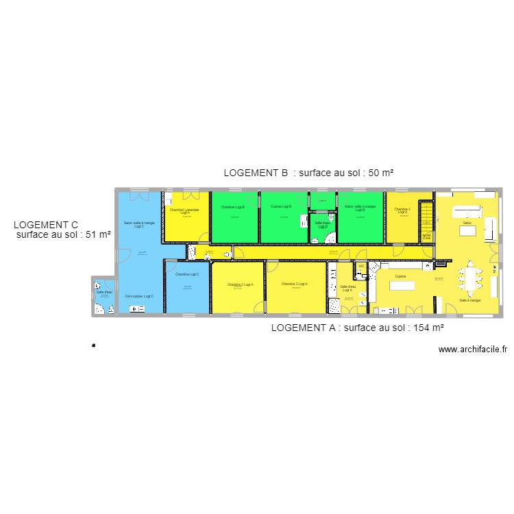 MAISON COMPLETE HELFAUT V2. Plan de 36 pièces et 534 m2