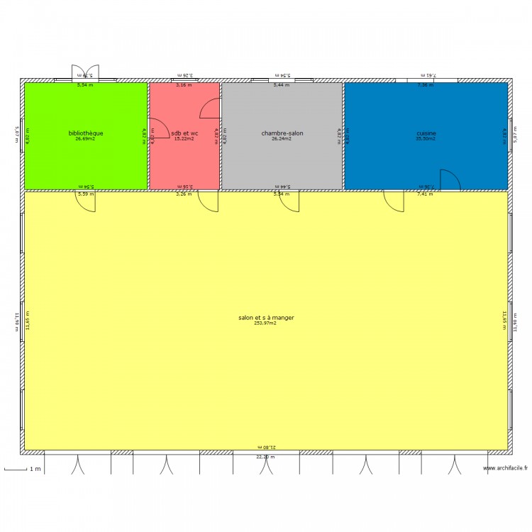 oveng rdc. Plan de 0 pièce et 0 m2