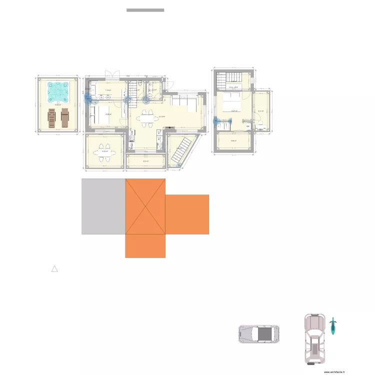 maison 66. Plan de 