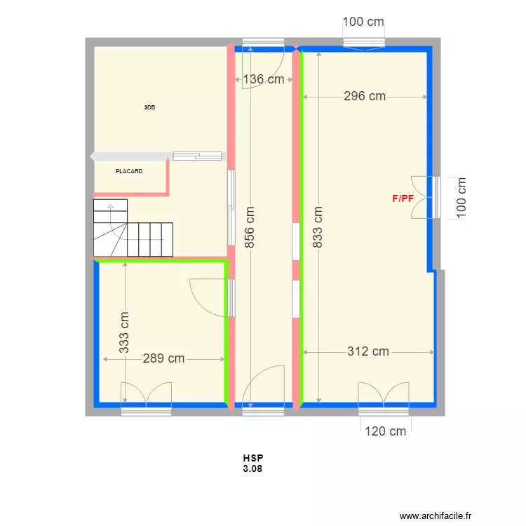 TRICOIRE PROJET FINI. Plan de 