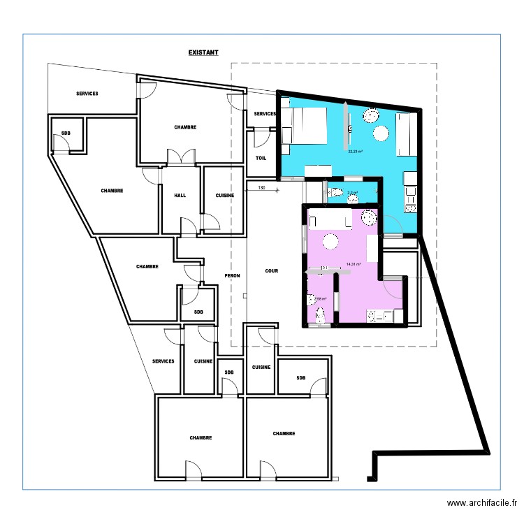 PLAN COLONEL SARR. Plan de 0 pièce et 0 m2