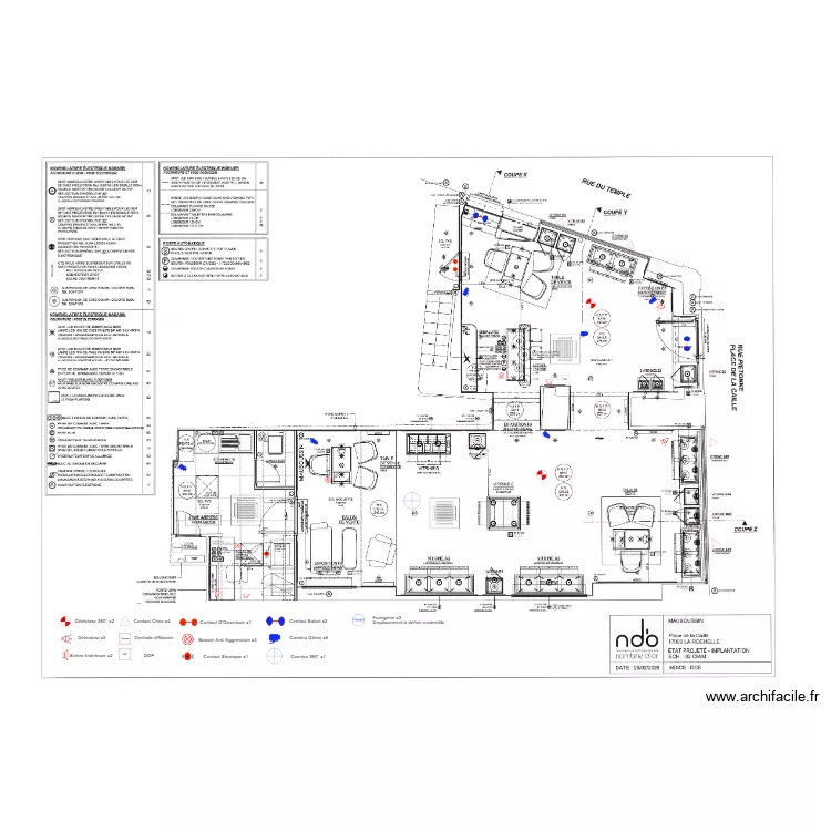 Implantation Mauboussin Larochelle. Plan de 