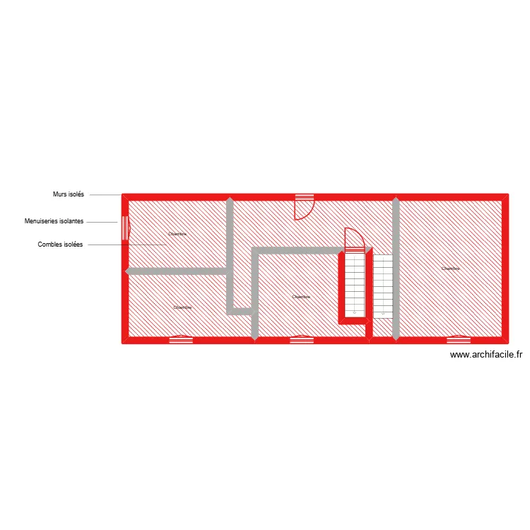 MORETTO ETAGE ETAPE 2. Plan de 