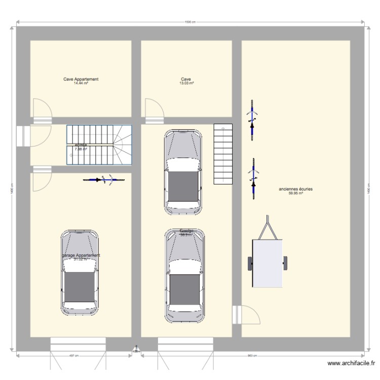 RDC Frasne 1. Plan de 0 pièce et 0 m2