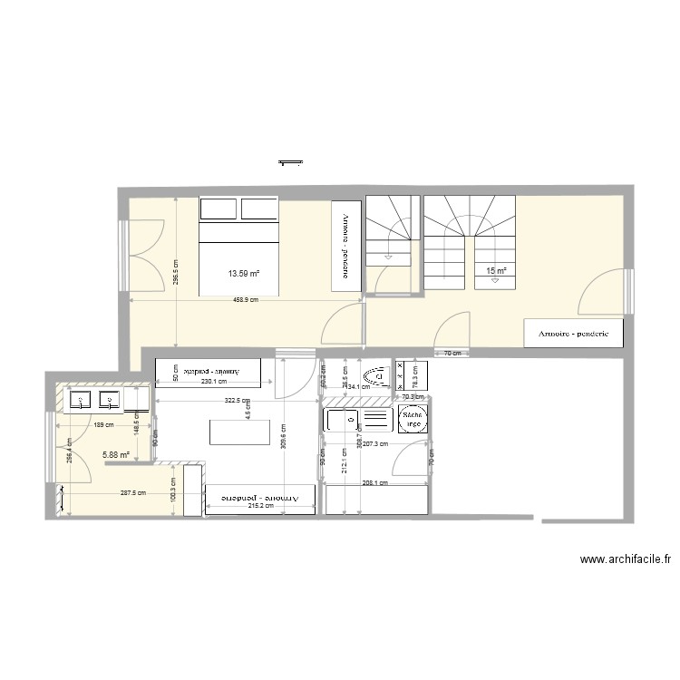  Projet RDC AML Roure 19 04 12 48. Plan de 0 pièce et 0 m2