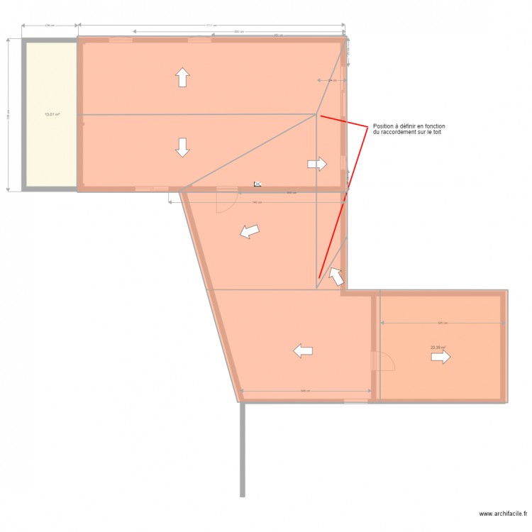 plan toiture. Plan de 0 pièce et 0 m2