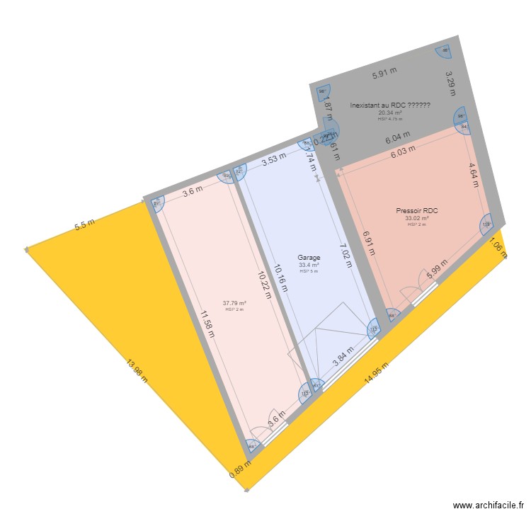 2 Grange Géraldine G pour JPL. Plan de 0 pièce et 0 m2