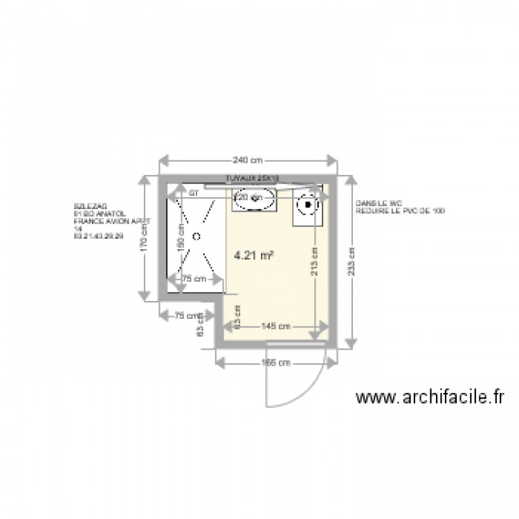 SZLEZAG AVION . Plan de 0 pièce et 0 m2