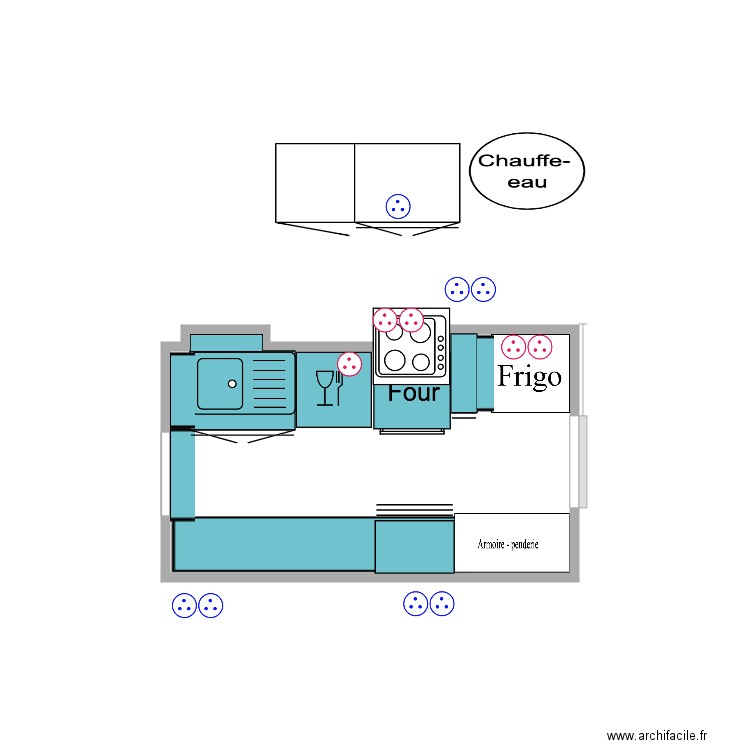 cuisine 21  2eme. Plan de 0 pièce et 0 m2