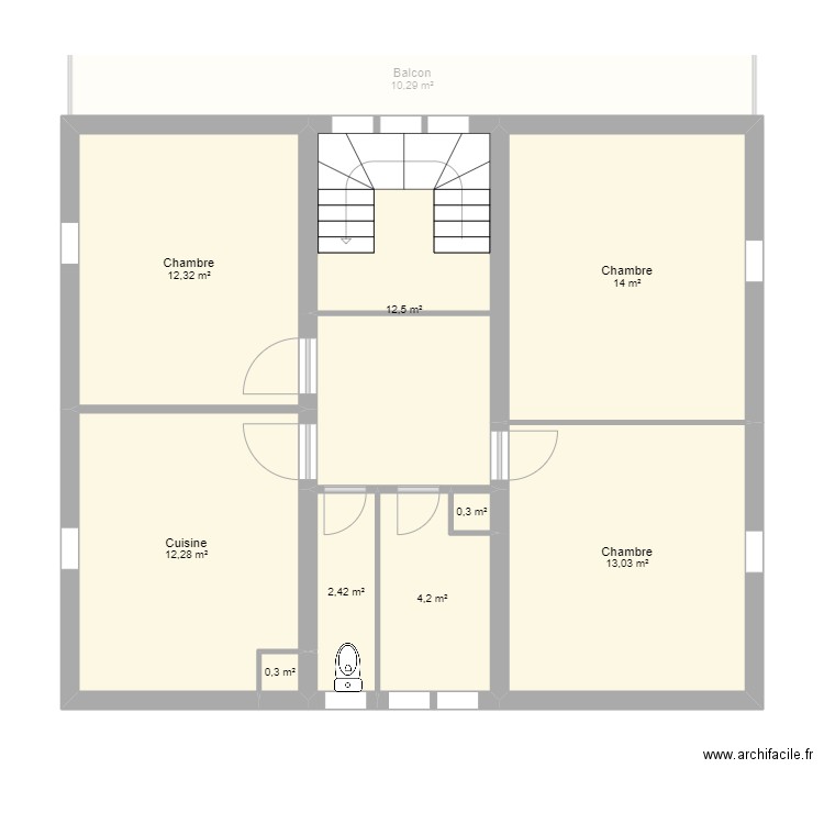 Cluses. Plan de 30 pièces et 297 m2