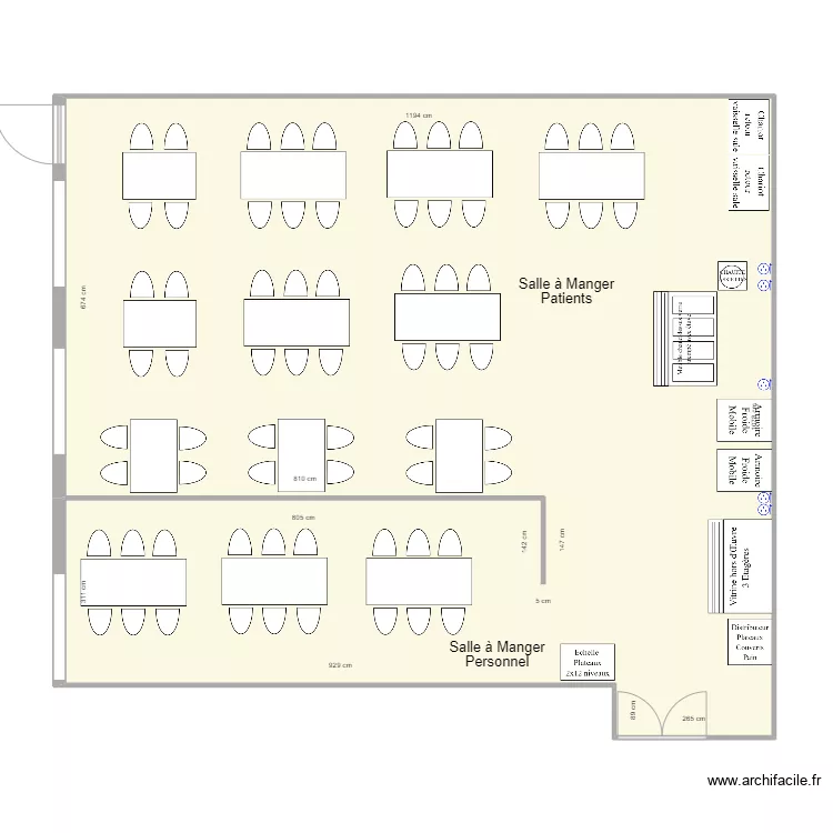 SAM CLINIQUE NOUVELLE DU FOREZ Hypoth&egrave;se 2. Plan de 