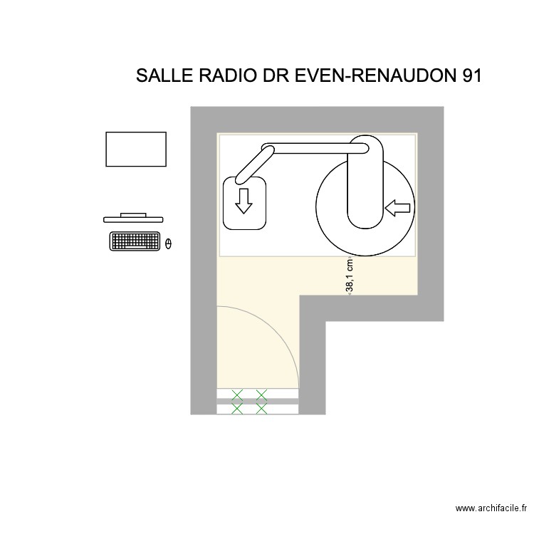 SALLE RX DR EVEN RENAUDON. Plan de 0 pièce et 0 m2