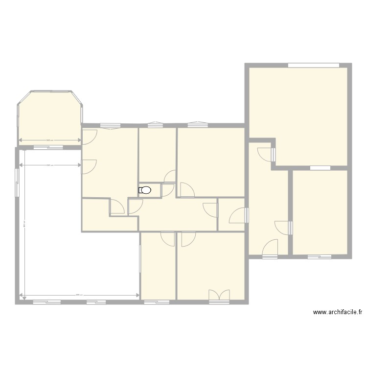  rez de chaussée. Plan de 0 pièce et 0 m2