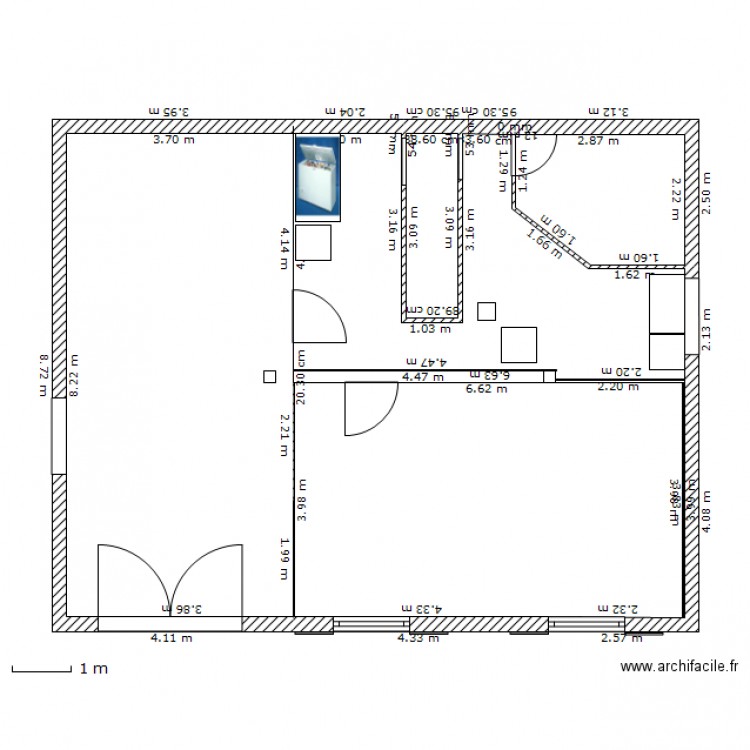 CHAMBRE. Plan de 0 pièce et 0 m2