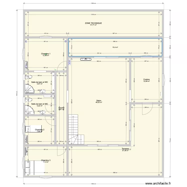MAISON motif. Plan de MAISON motif. Plan de