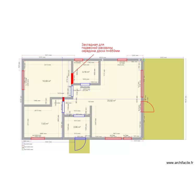 3ка Барн 3 Екатерина Дмитров План Перегородки. Plan de 
