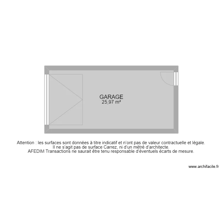 BI12270 - GARAGE. Plan de BI12270 - GARAGE. Plan de