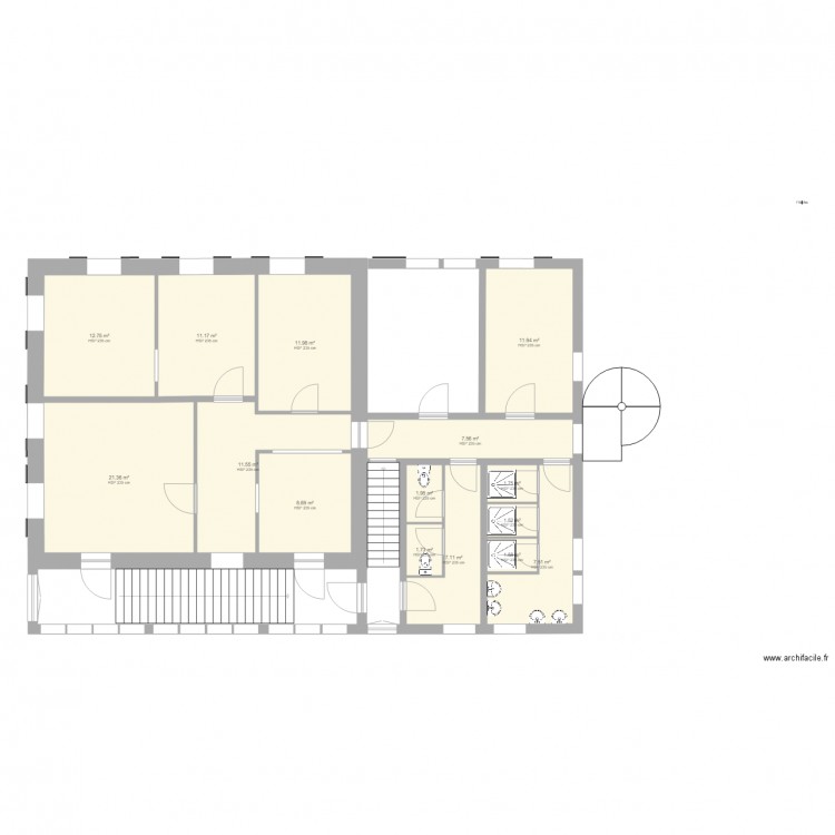 TEC 1er  Situation avec modif. Plan de 0 pièce et 0 m2