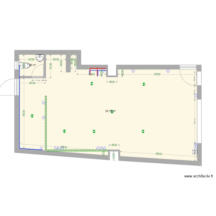 salon romy . Plan de 0 pièce et 0 m2